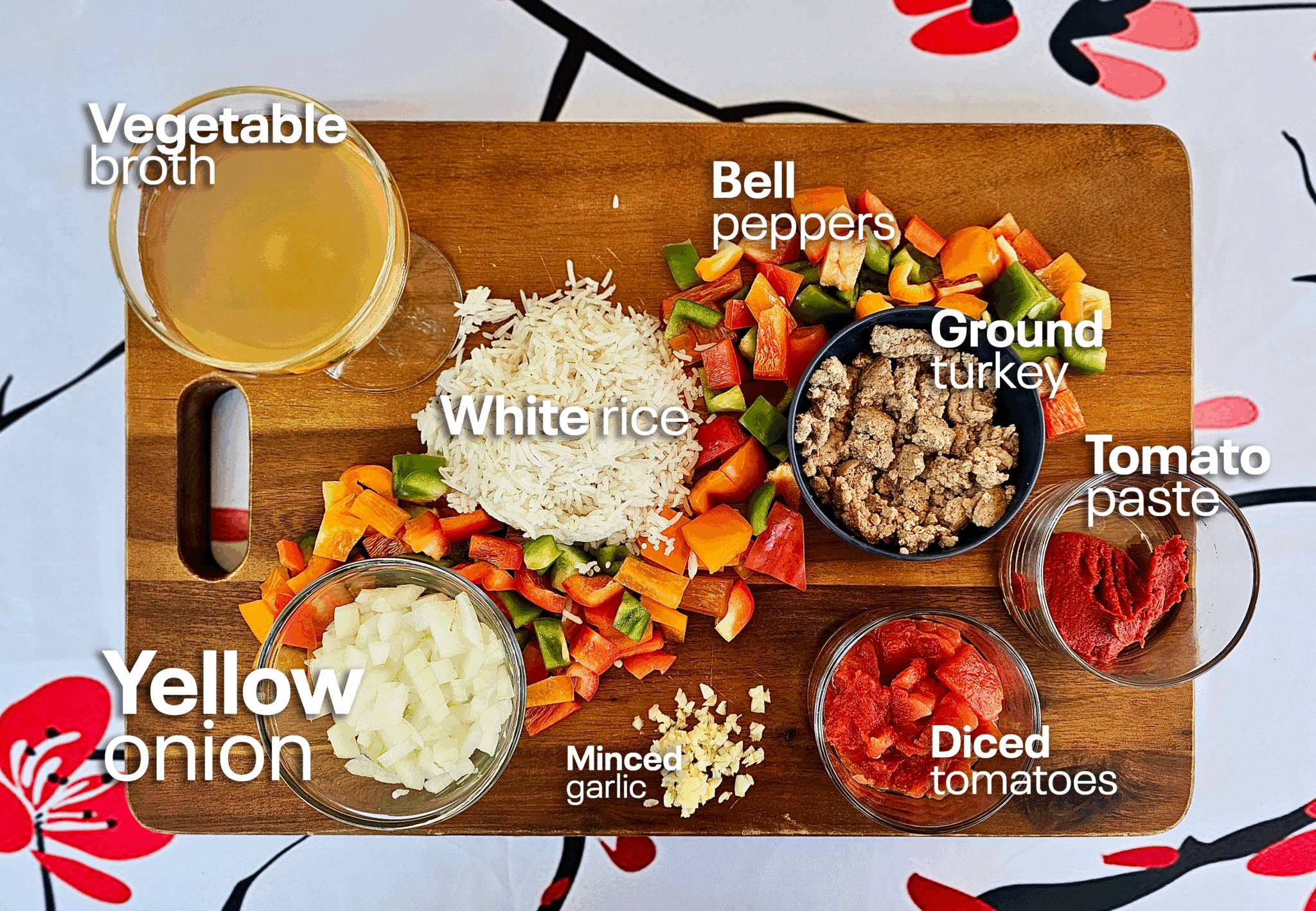Stuffed pepper soup Ingredients