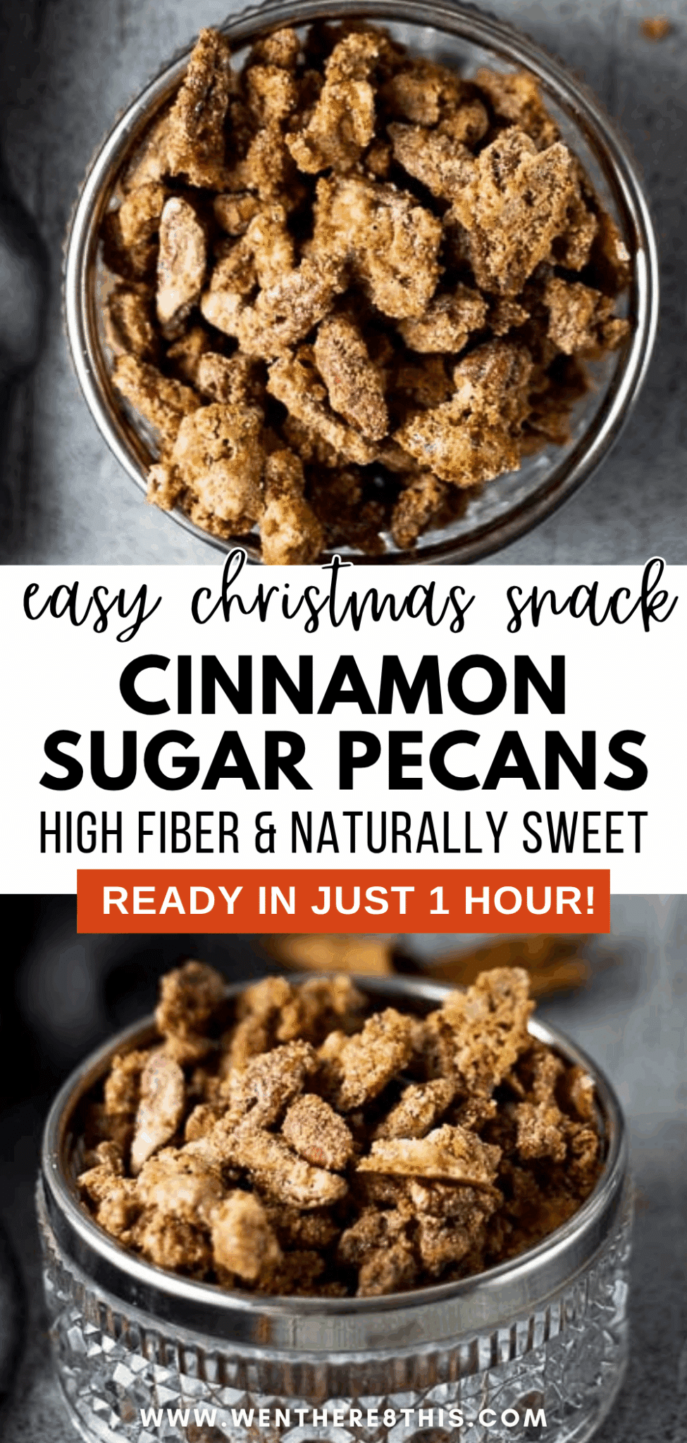 Cinnamon Sugar Pecans (Spiced Pecans)