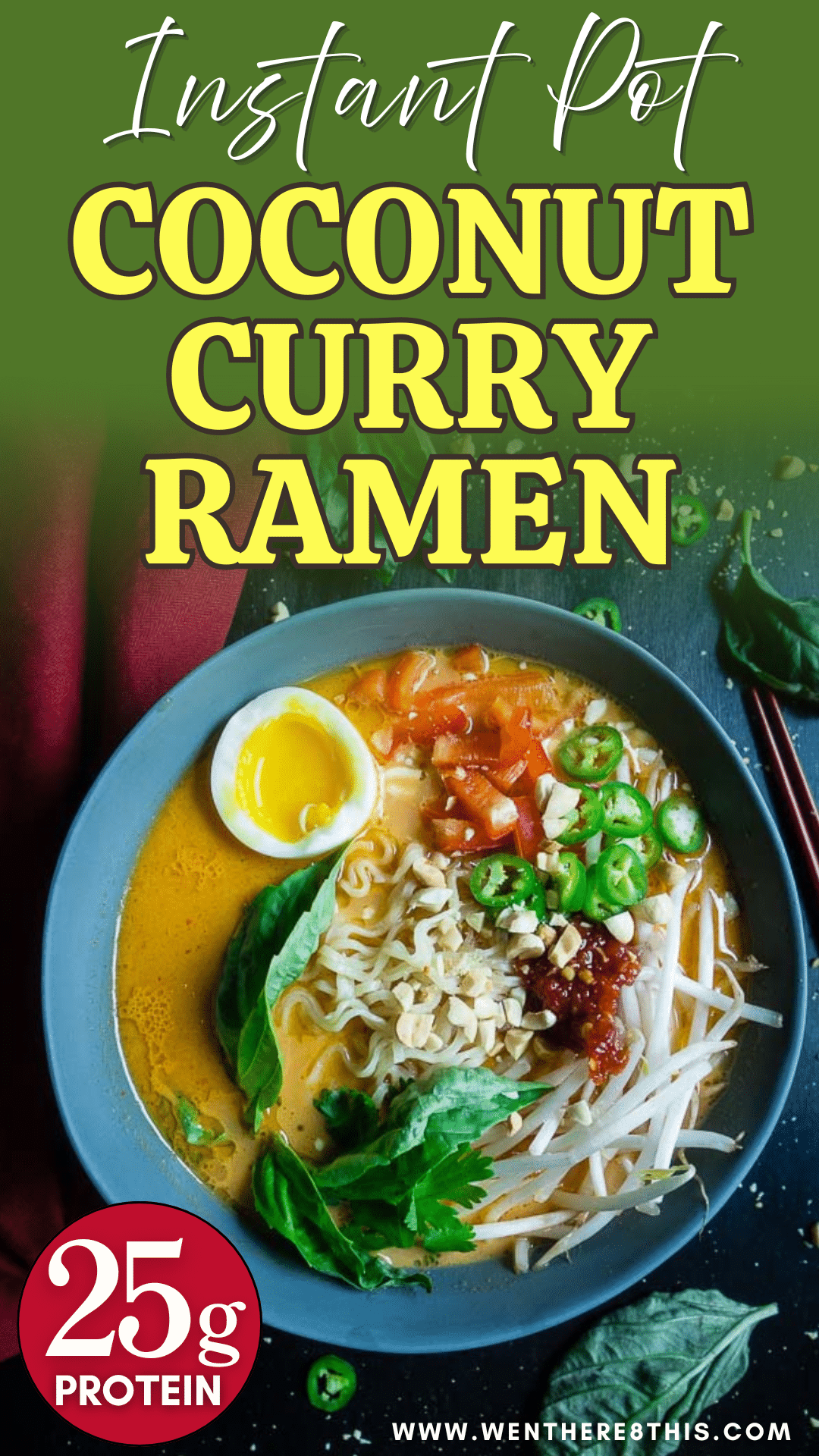High-Protein Instant Pot Coconut Curry Ramen