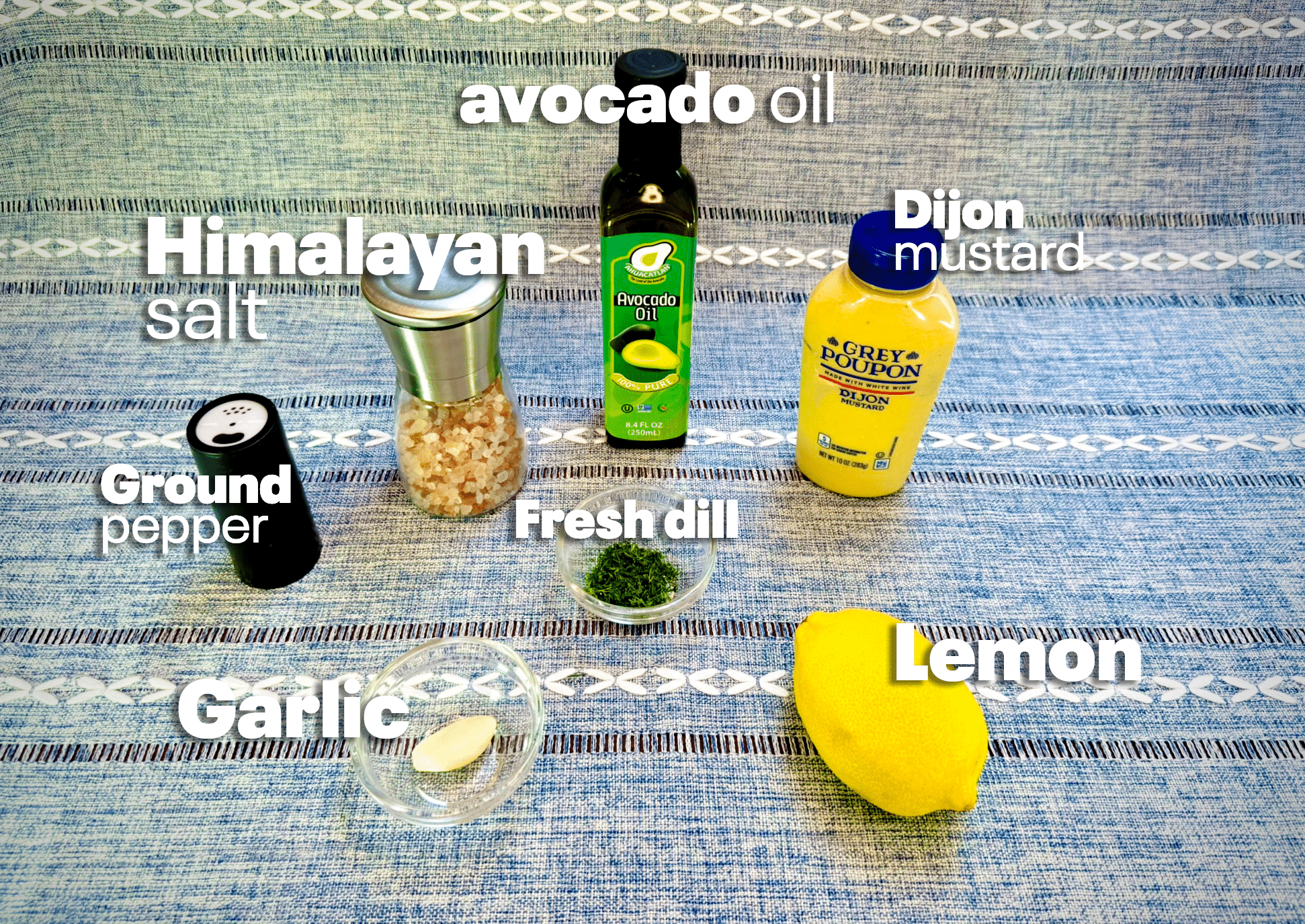 Lemon Herb Vinaigrette Dressing Ingredients