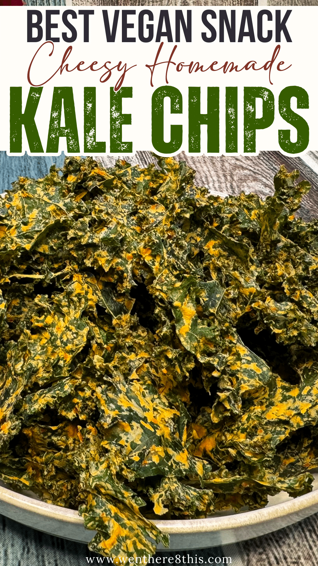 Homemade Cheesy Kale Chips