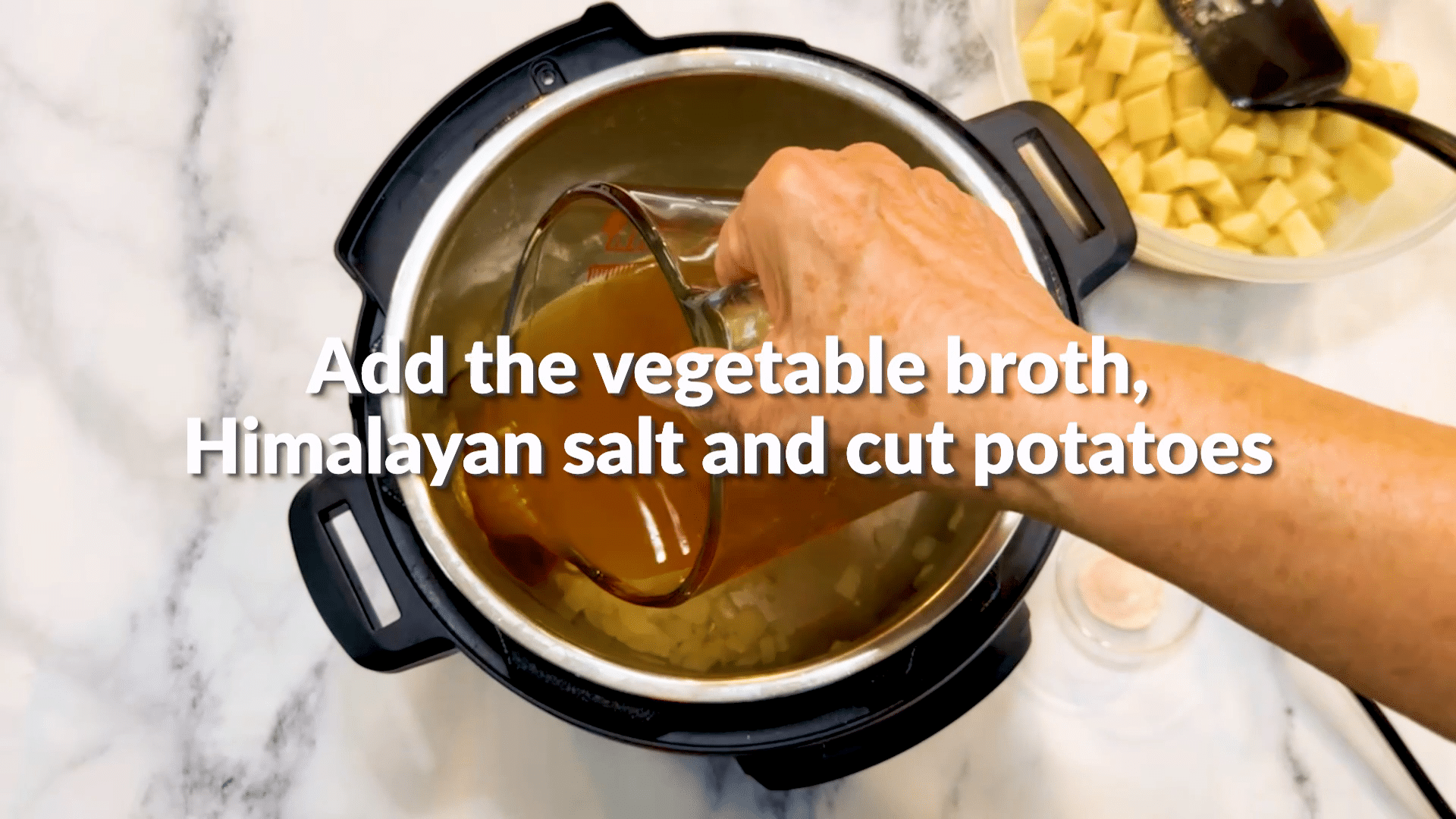 Step2 Instant Pot Vegan Potato Soup