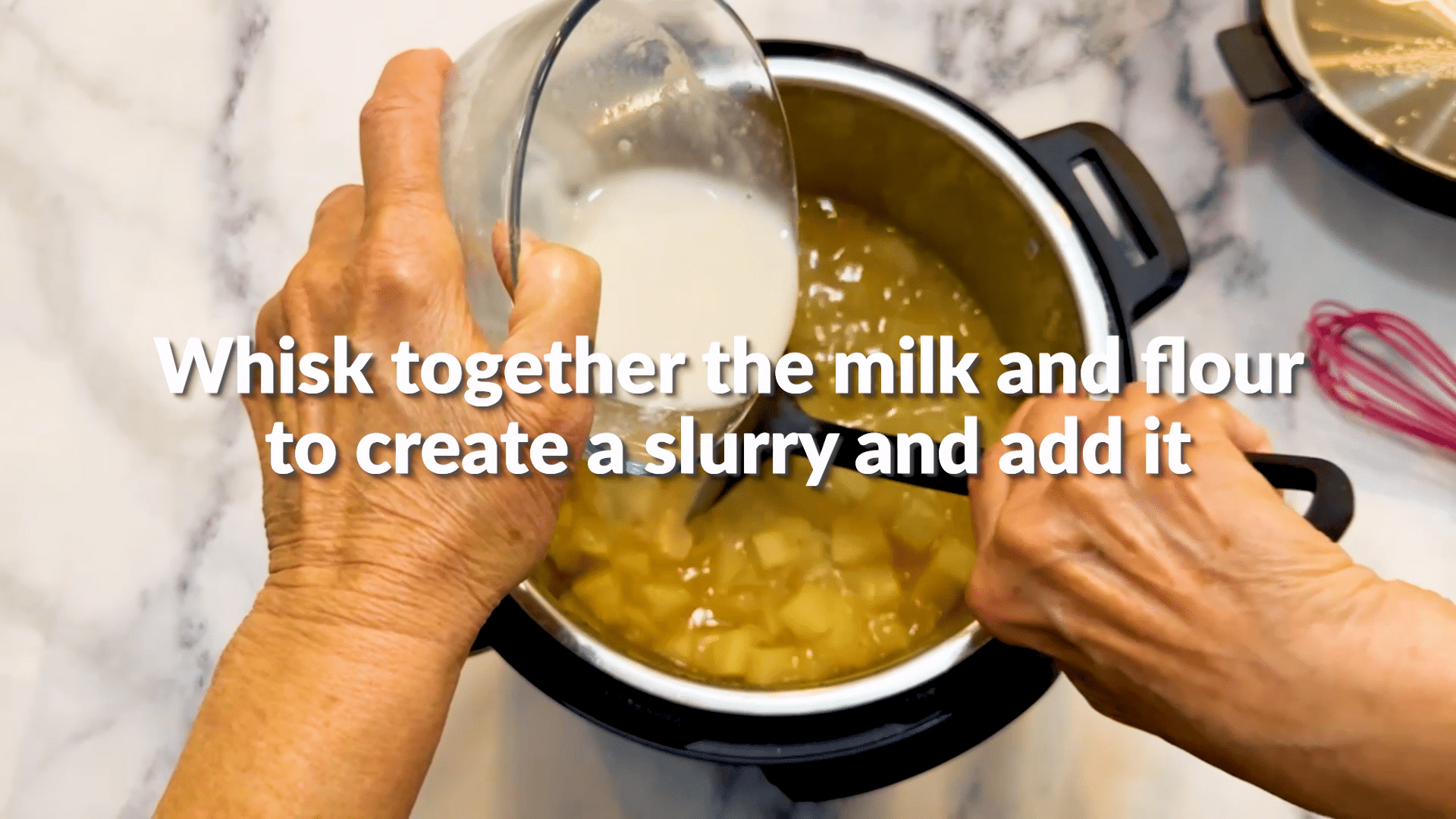 Step3 Instant Pot Vegan Potato Soup