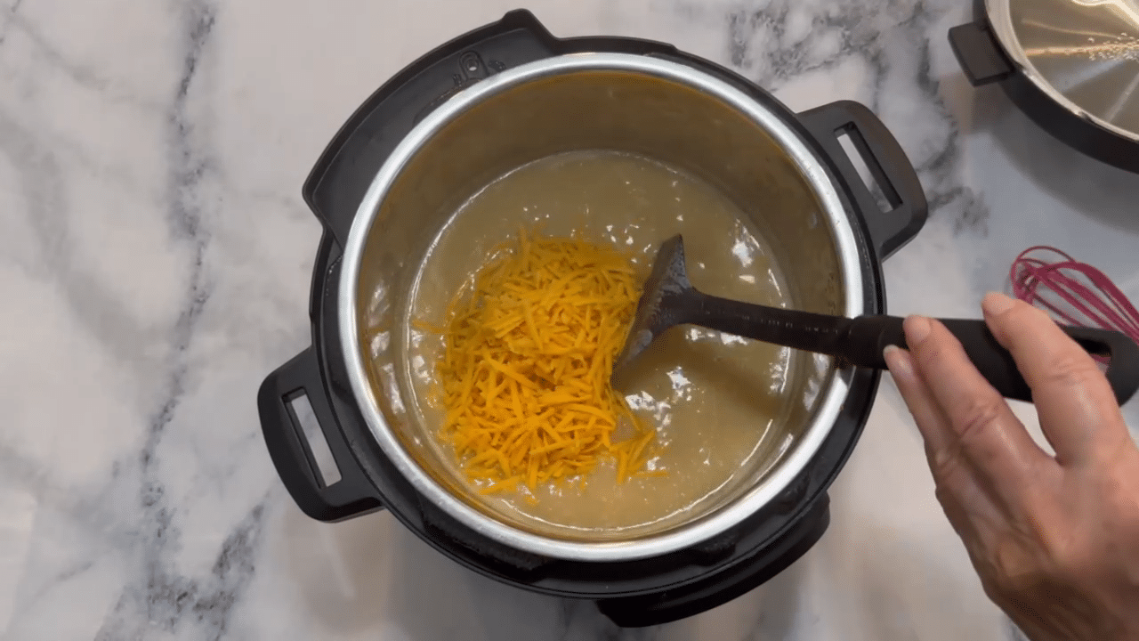 Step1 Instant Pot Vegan Potato Soup