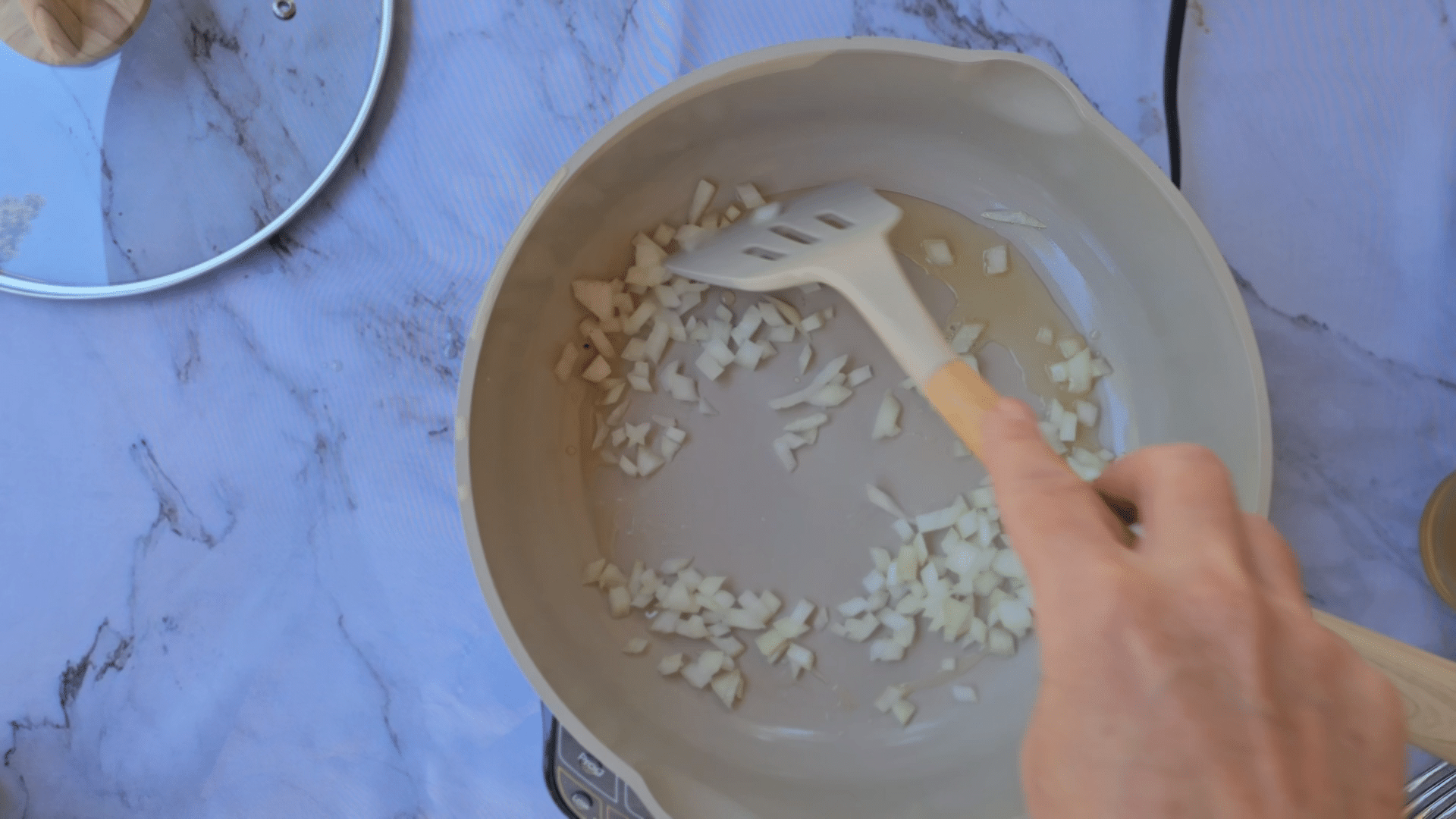step1 Cauliflower, Mushroom, Chickpea Scramble