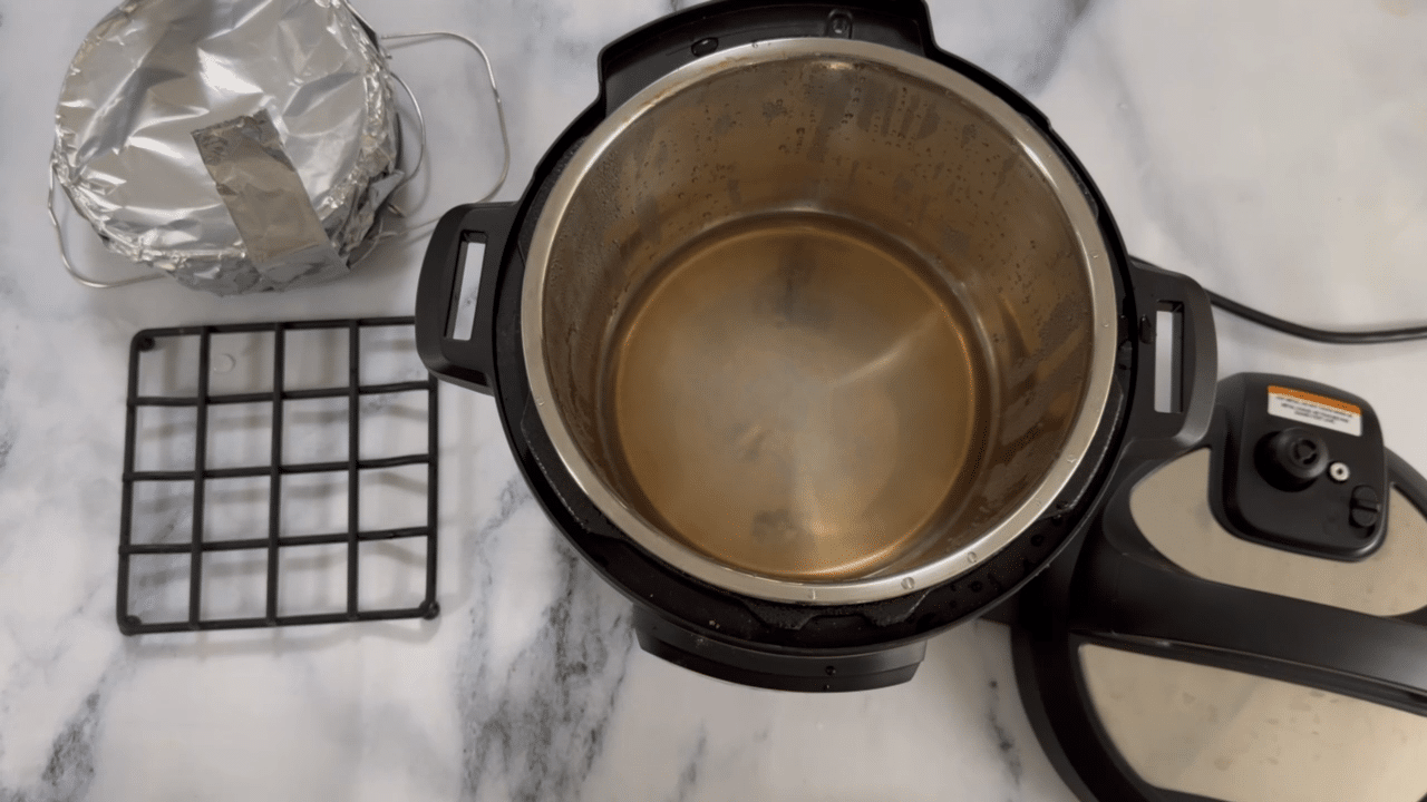step15 Instant Pot Vegan Cherry Chocolate Cheesecake
