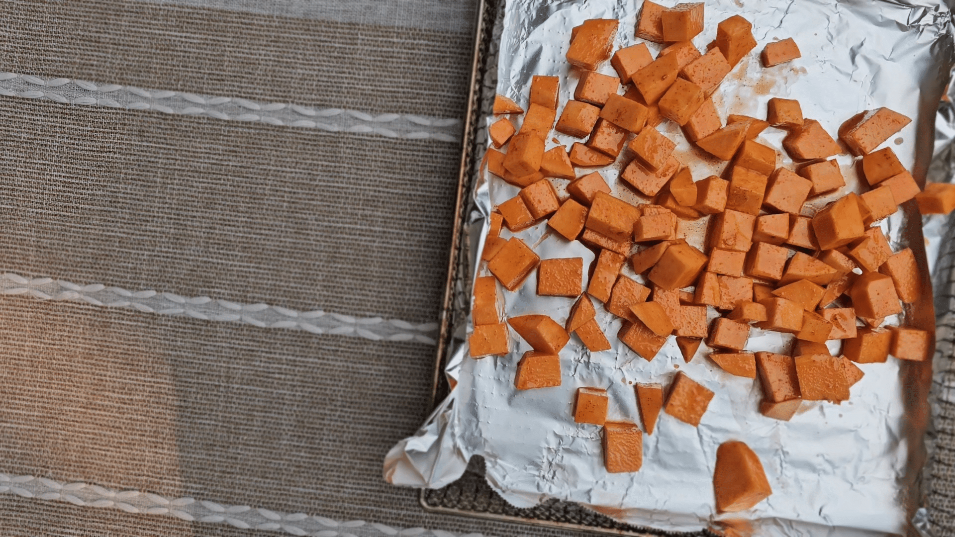 step2 spicy sweet potatoes recipe