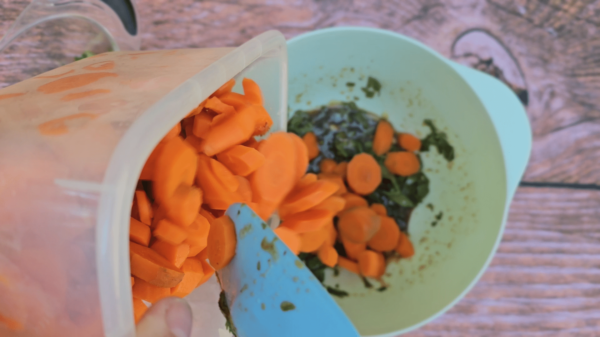 step3 Maple Honey Cilantro Carrots