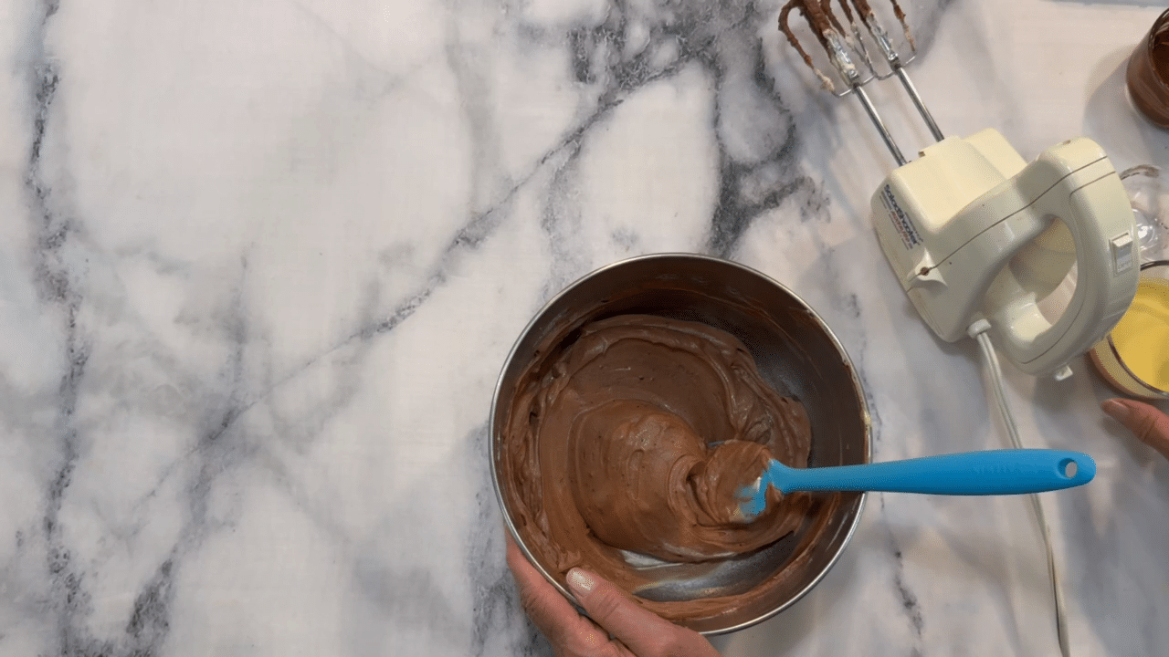 step6 Instant Pot Vegan Cherry Chocolate Cheesecake
