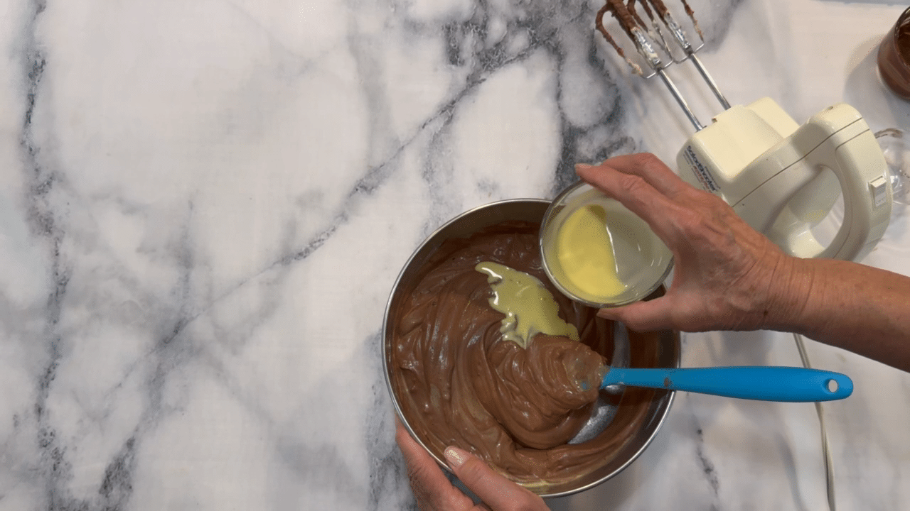step8 Instant Pot Vegan Cherry Chocolate Cheesecake