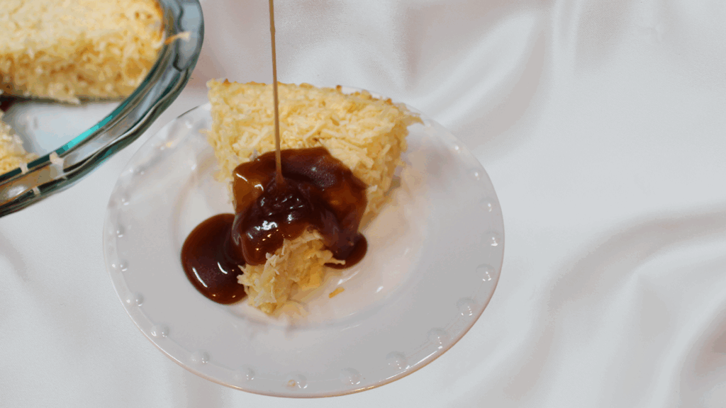 Crustless Coconut Pie
