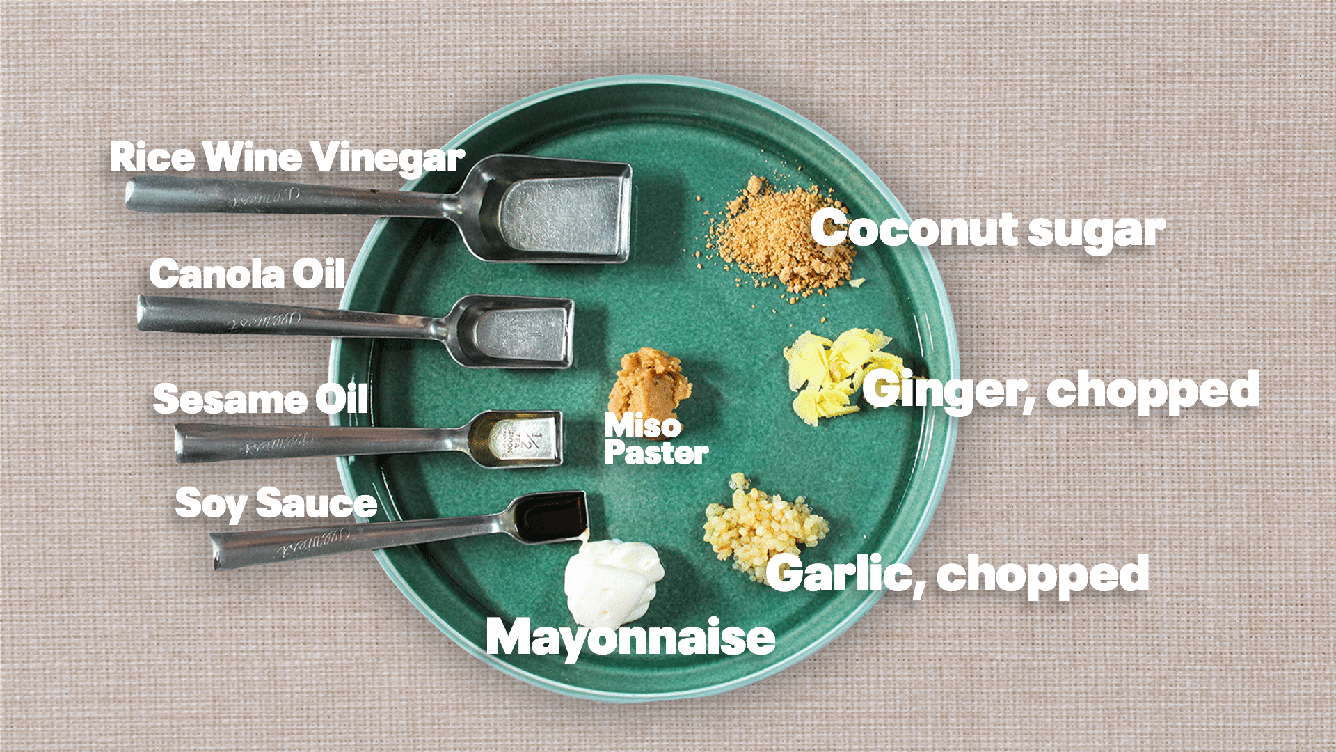 Miso Coleslaw ingredientes