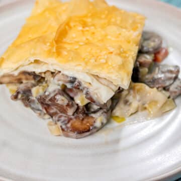 mushroom pie