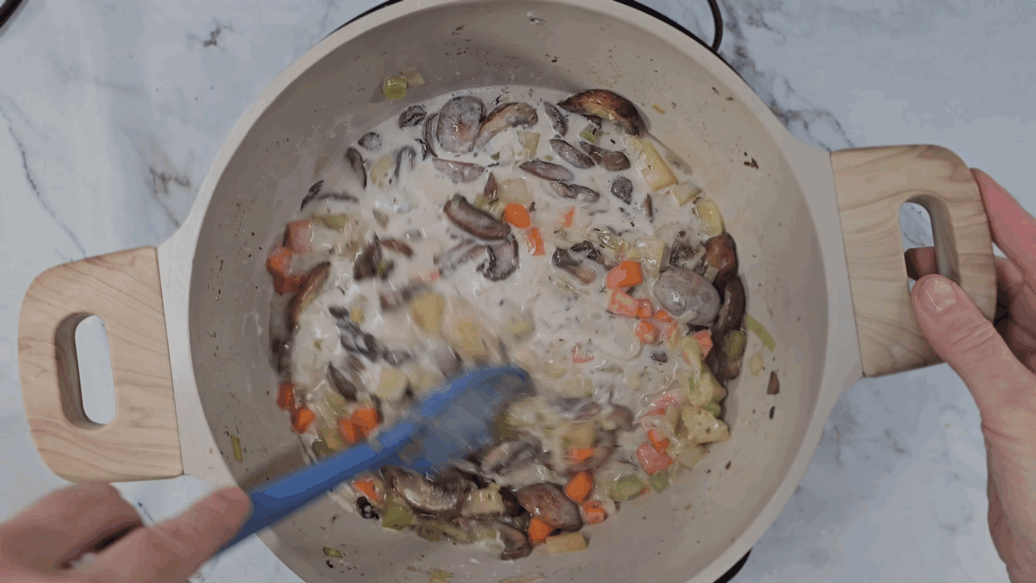 step5 mushroom pie