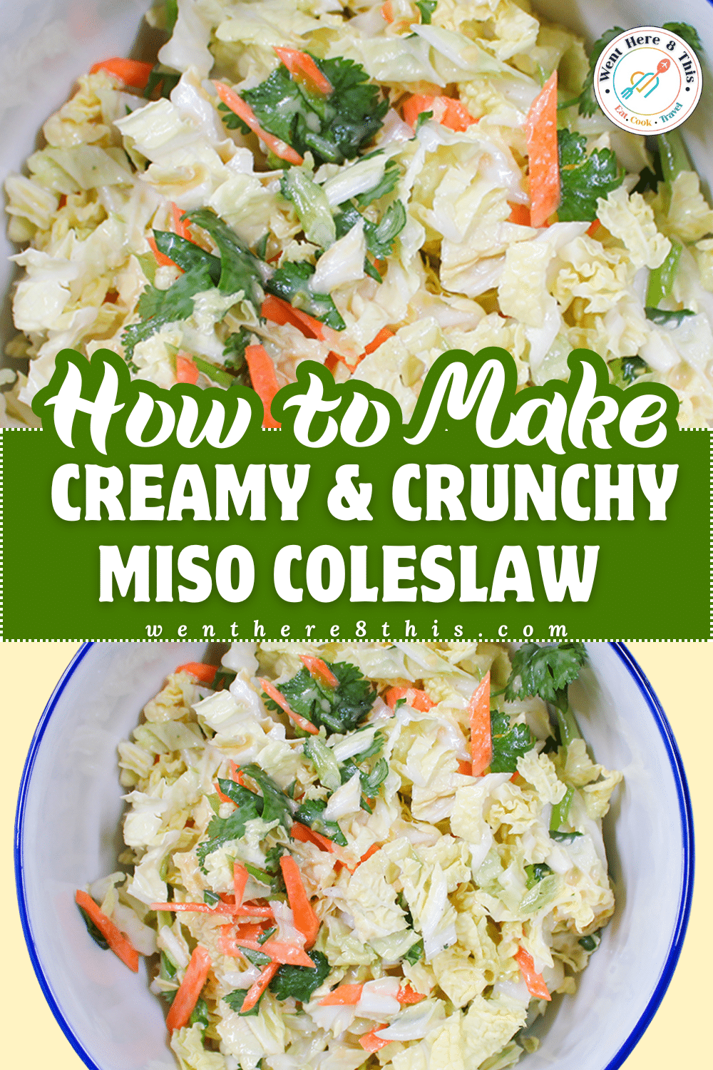 Creamy crunchy Miso Slaw