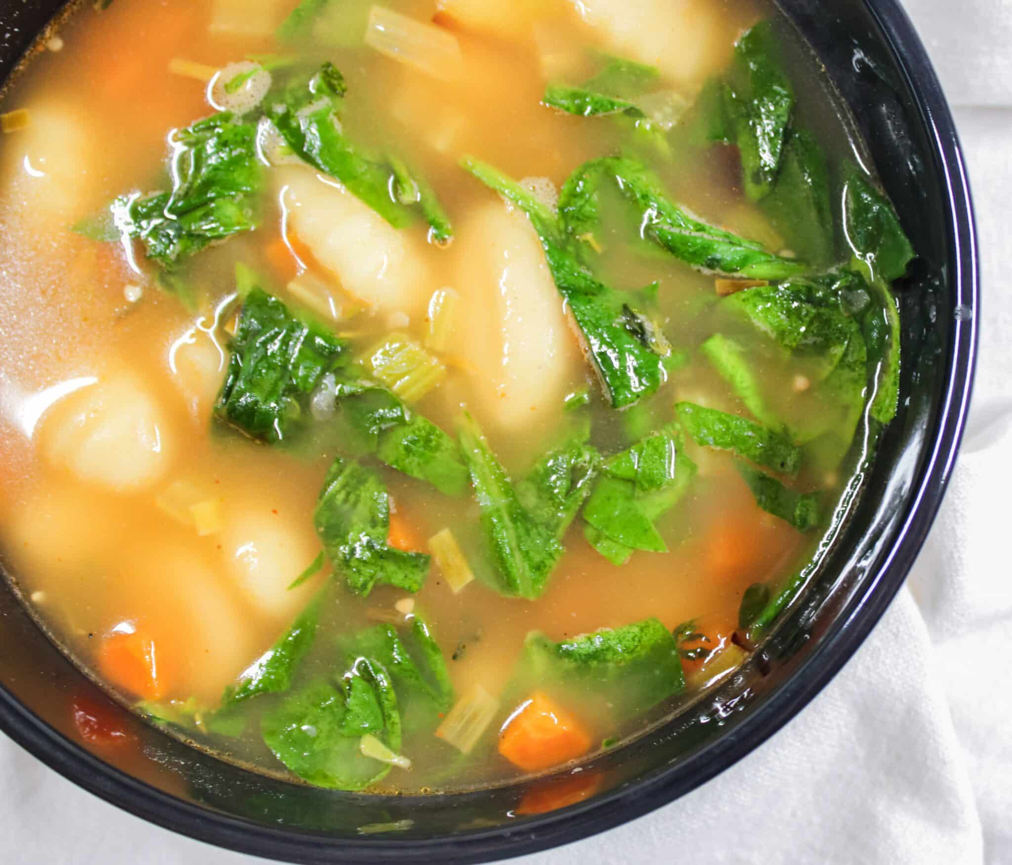 Gnocchi soup
