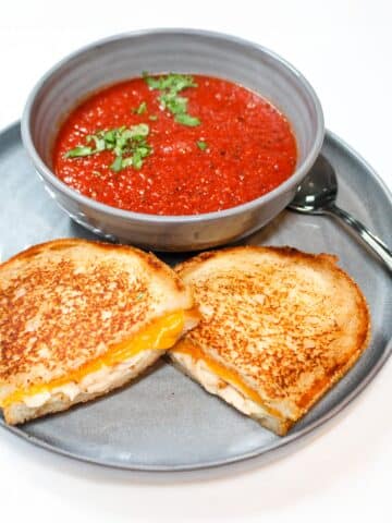 Indian Grilled Cheese & Tomato Soup Recipe