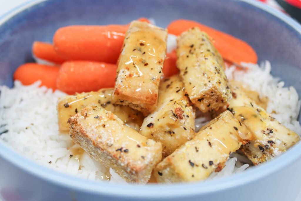 Lemon Pepper Air Fryer Tofu Recipe