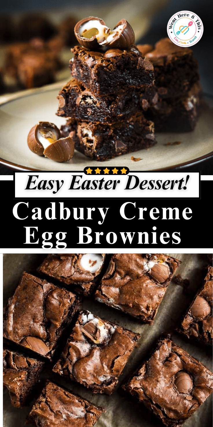 Easter dessert! Cadbury Creme Egg Brownies RECIPE