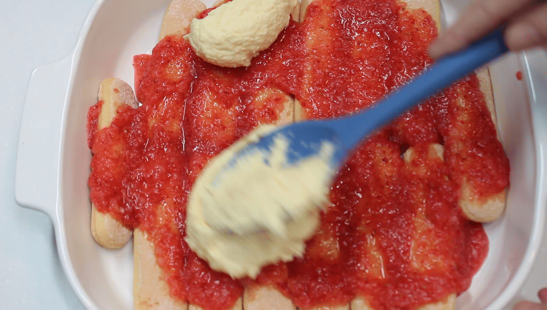 step5 Strawberry Tiramisu Recipe