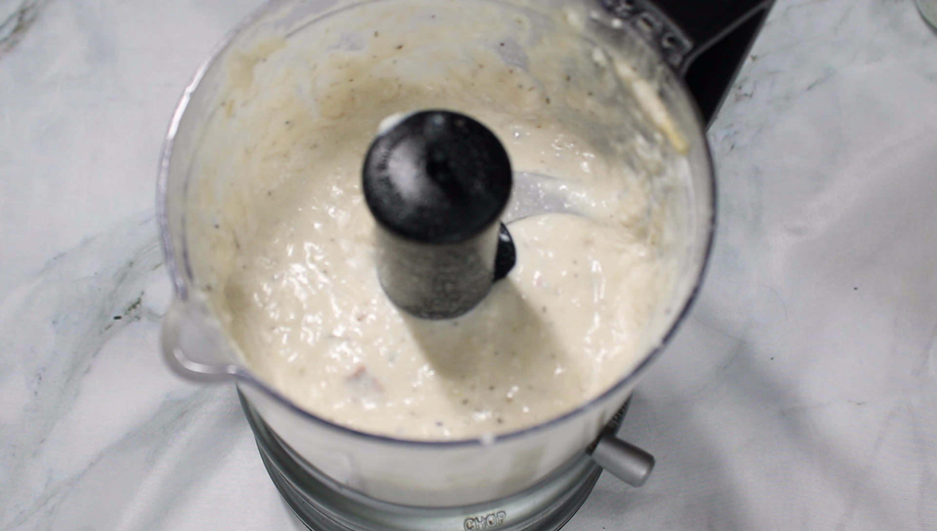 Step4 homemade shallot cream sauce