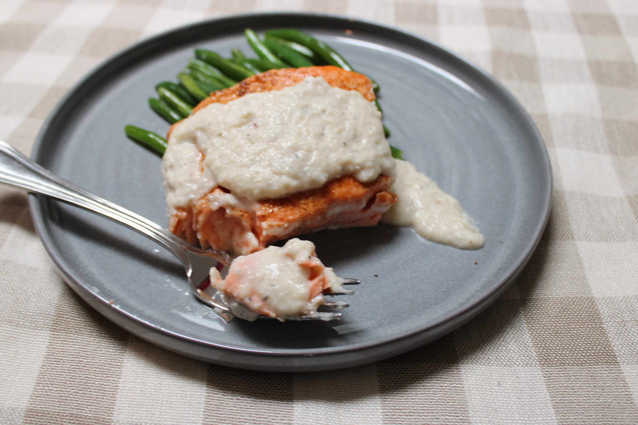 homemade shallot cream sauce