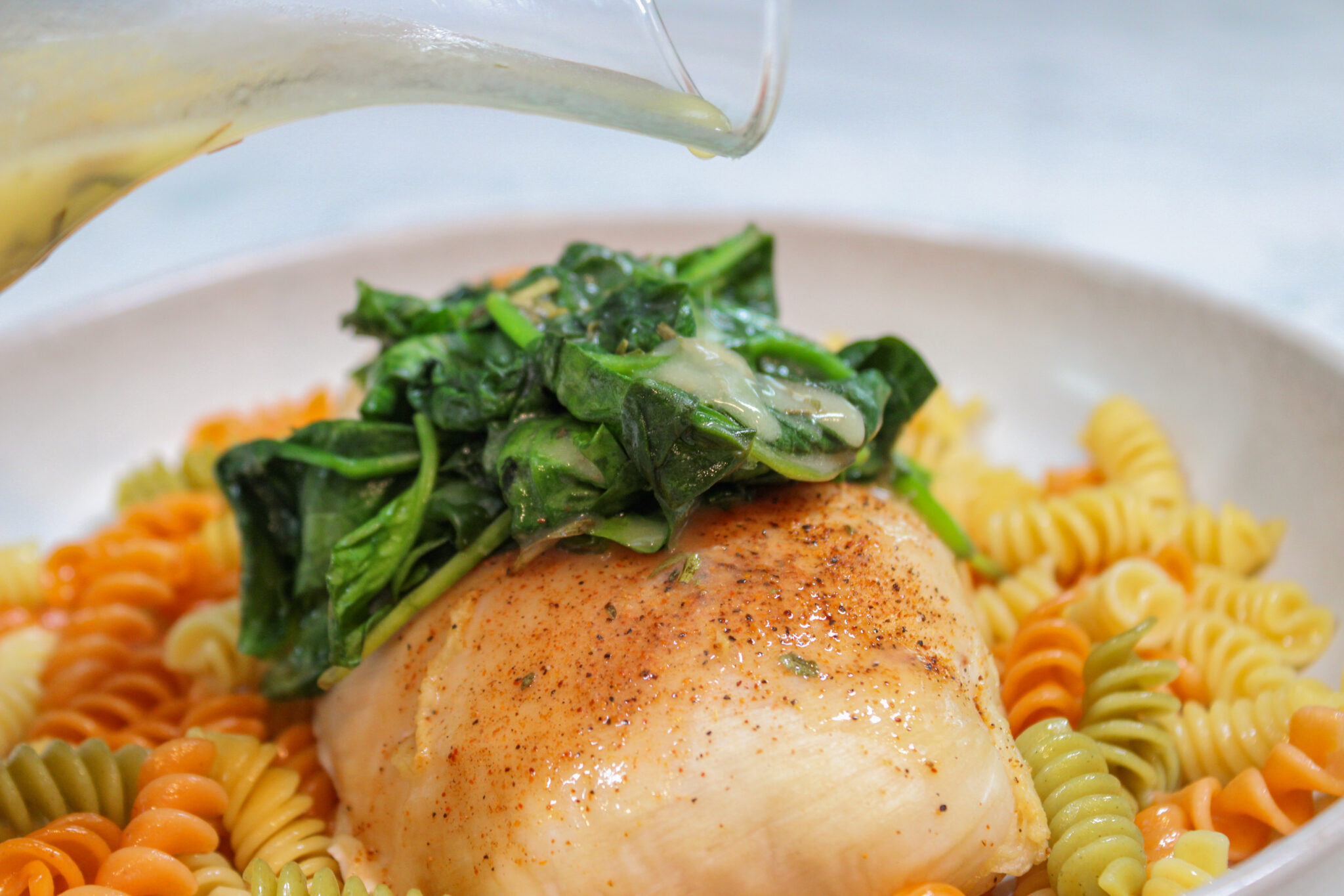 white wine cream sauce recipe with salmon and pasta
