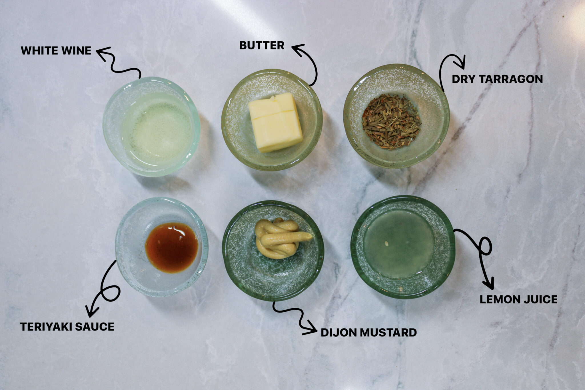 white wine sauce Ingredients