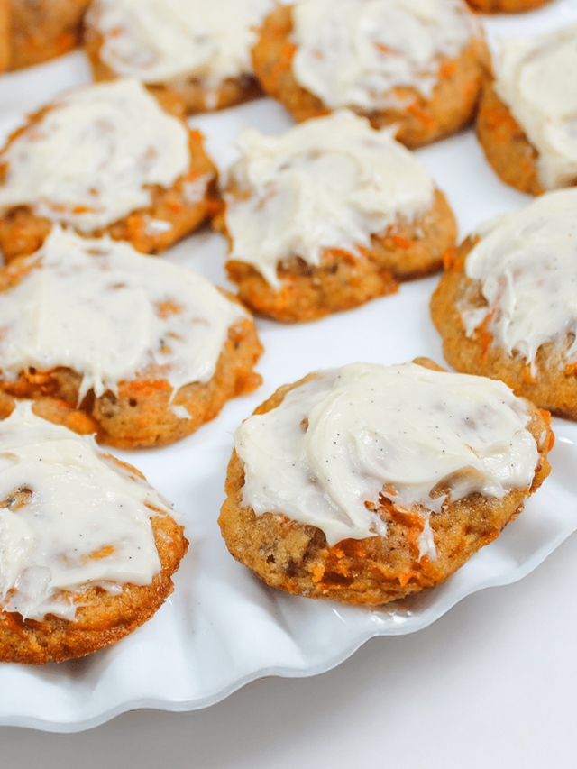 Carrot Cake Cookies Recipe (Soft, Spiced & Cream Cheese Frosted) Story