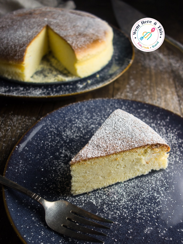 Fluffy Japanese Cotton Cheesecake with Powdered Sugar Story
