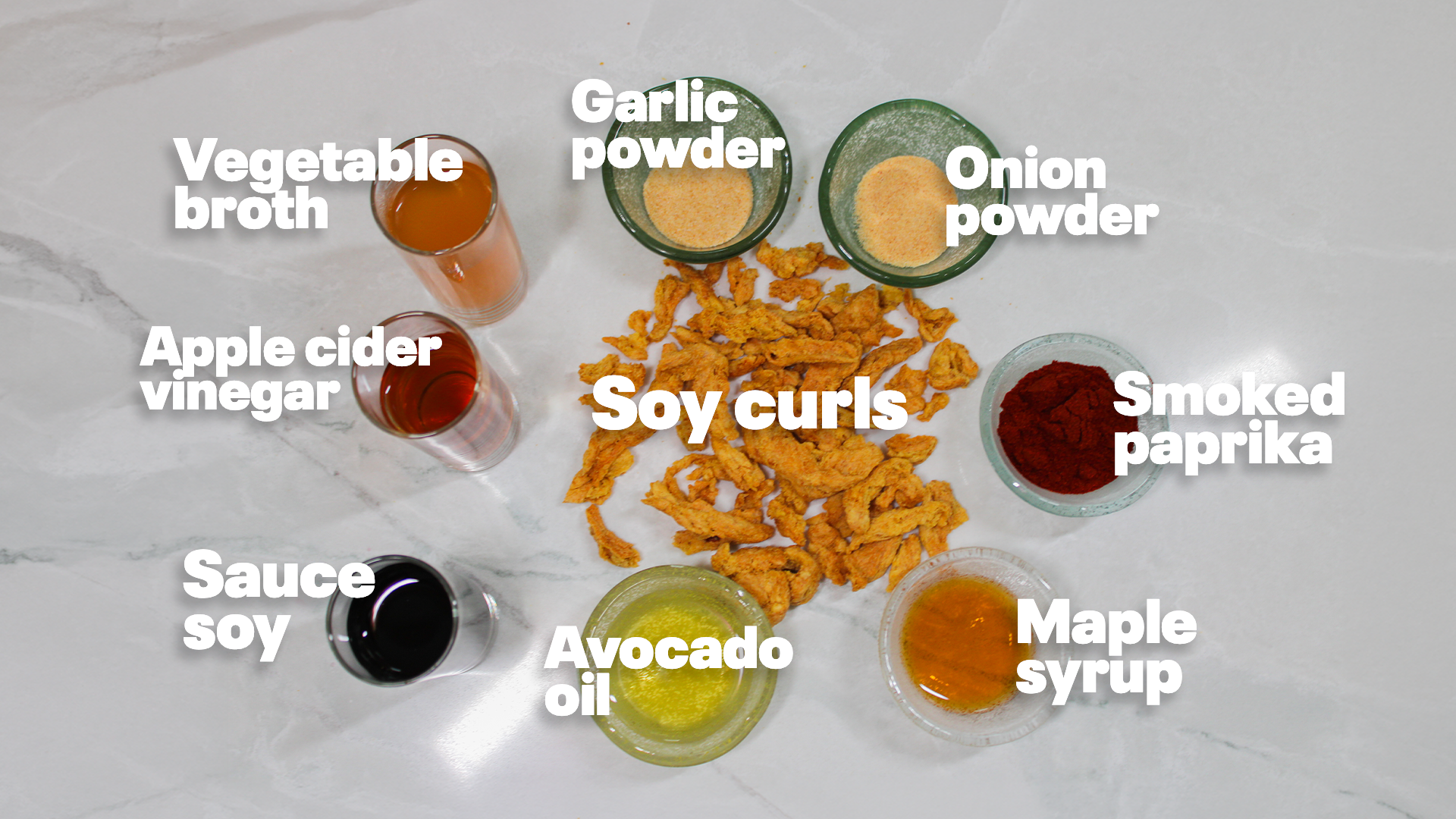 INGREDIENTES VEGETARIAN BACON