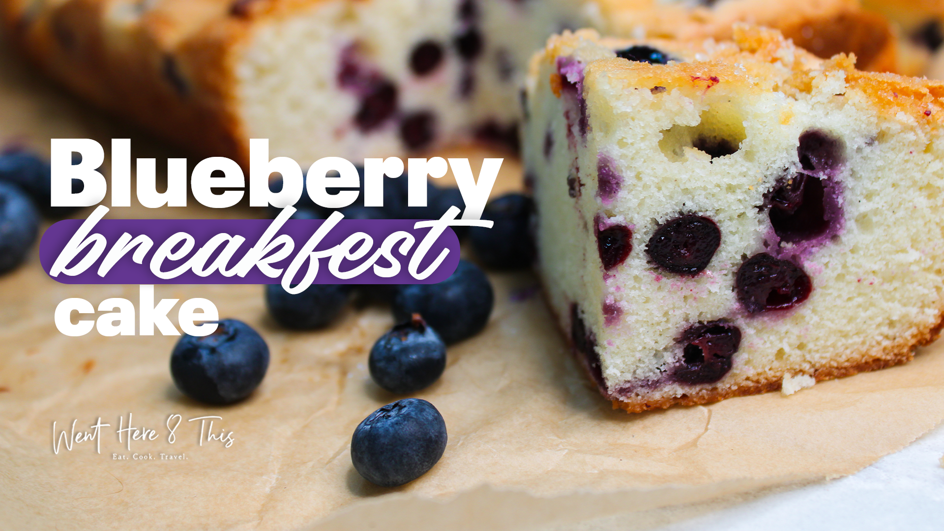 Blueberry Breakfast Cake Recipe (Soft, Buttery & Packed with Berries!)