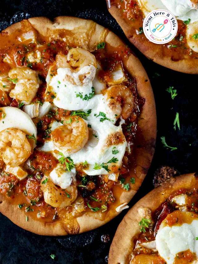 Brazilian Pizza with Roasted Red Pepper Chimichurri Sauce Story