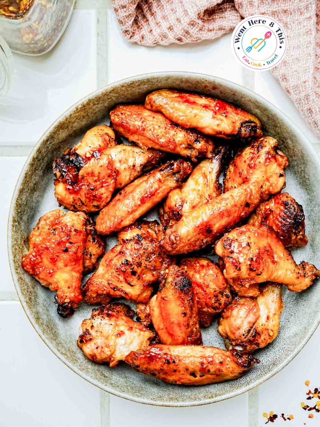 Crispy Baked BBQ Chicken Wings Story