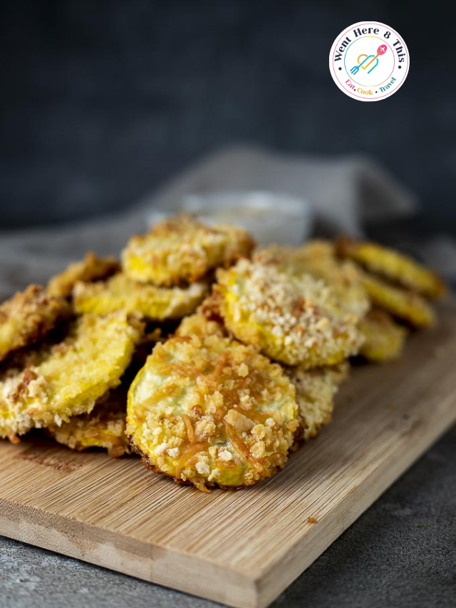 Crispy Parmesan Oven Fried Squash (Video) Story