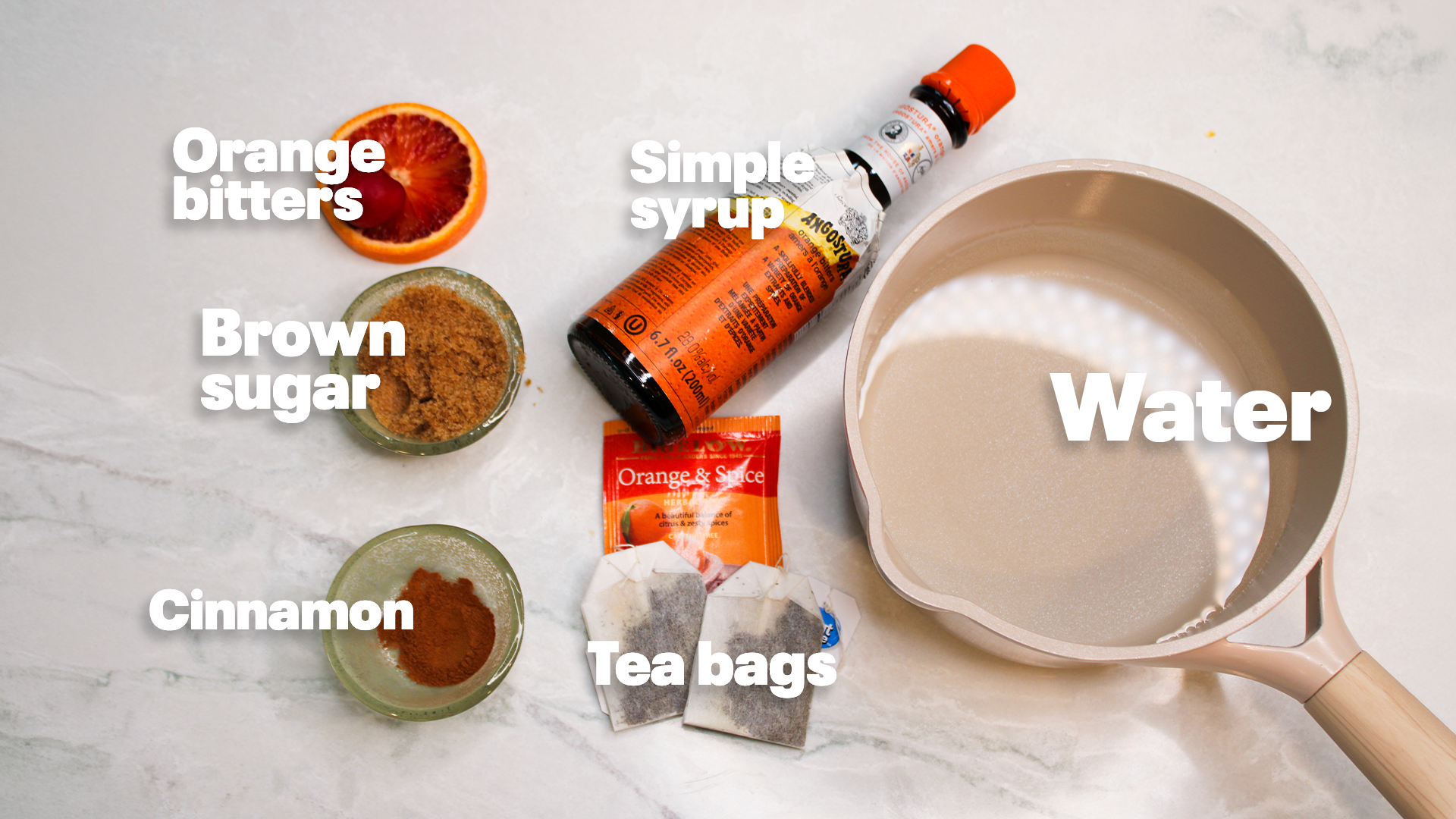 Ingredients Easy Old Fashioned Mocktail