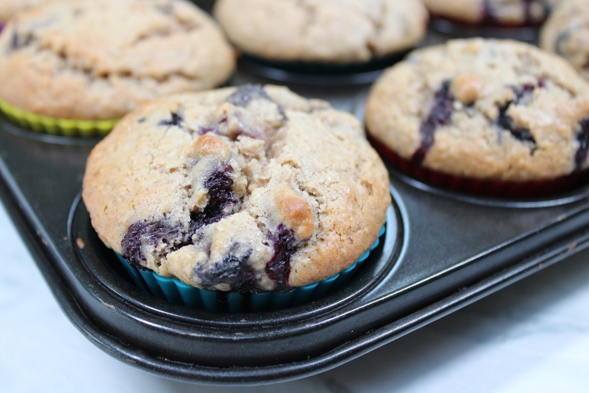 Oatmeal Blueberry Muffin (with Pecans)