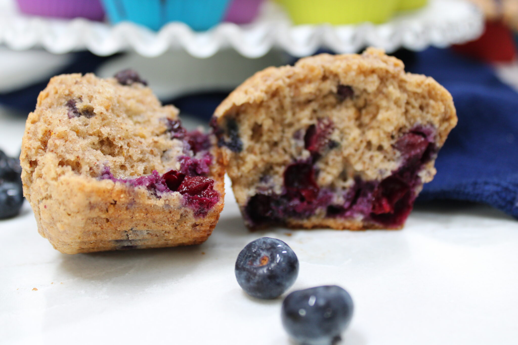 Oatmeal Blueberry Muffins