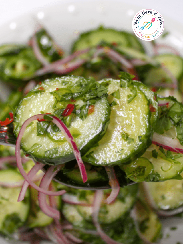 Thai cucumber salad Story