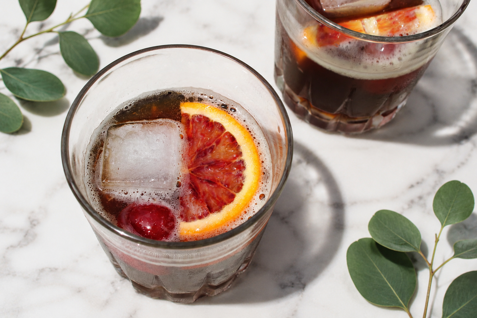 old fashion mocktail