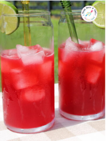 Cherry Lime Rickey Mocktail