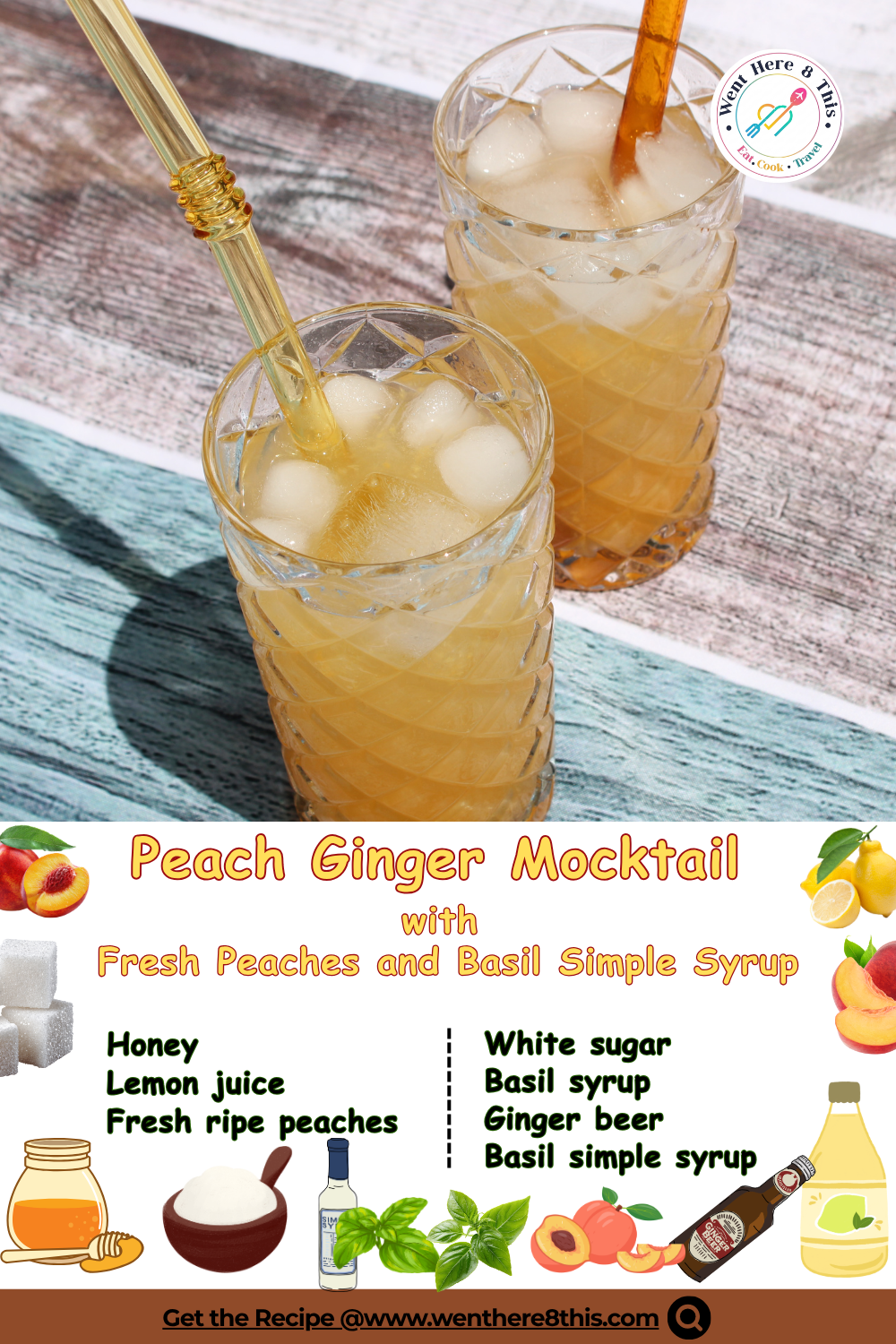 Peach Ginger Mocktail