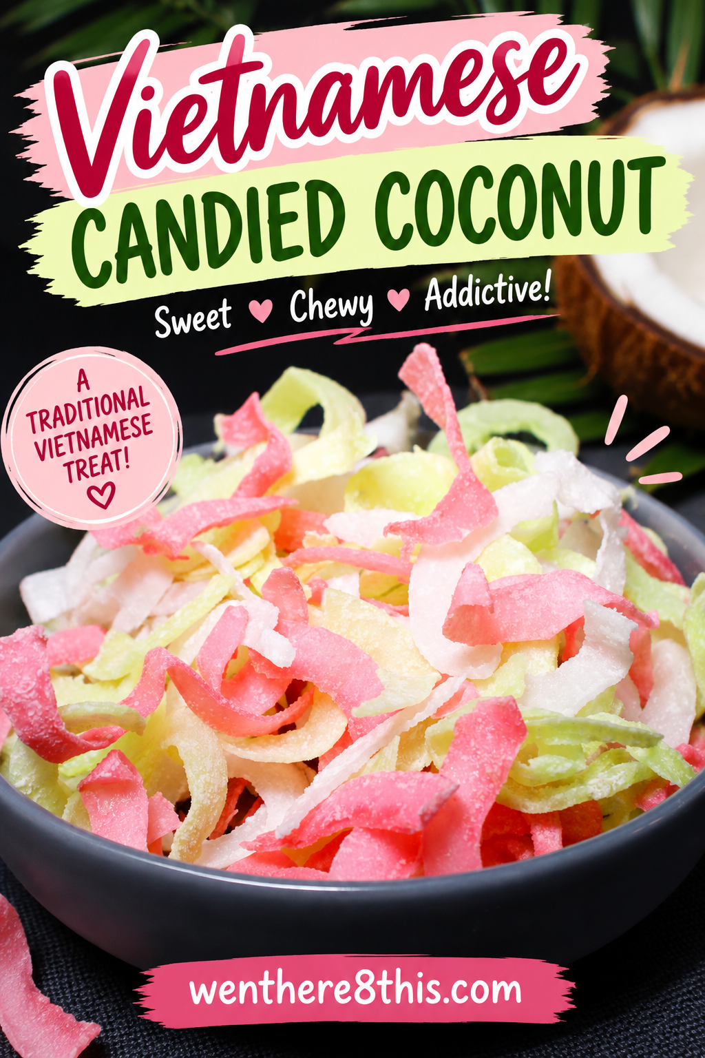 candied coconut