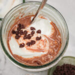 chocolate cherry overnight oats
