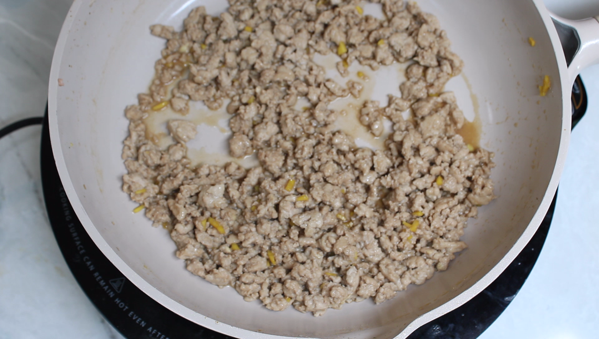 cooked Mince Sanshoku Bento