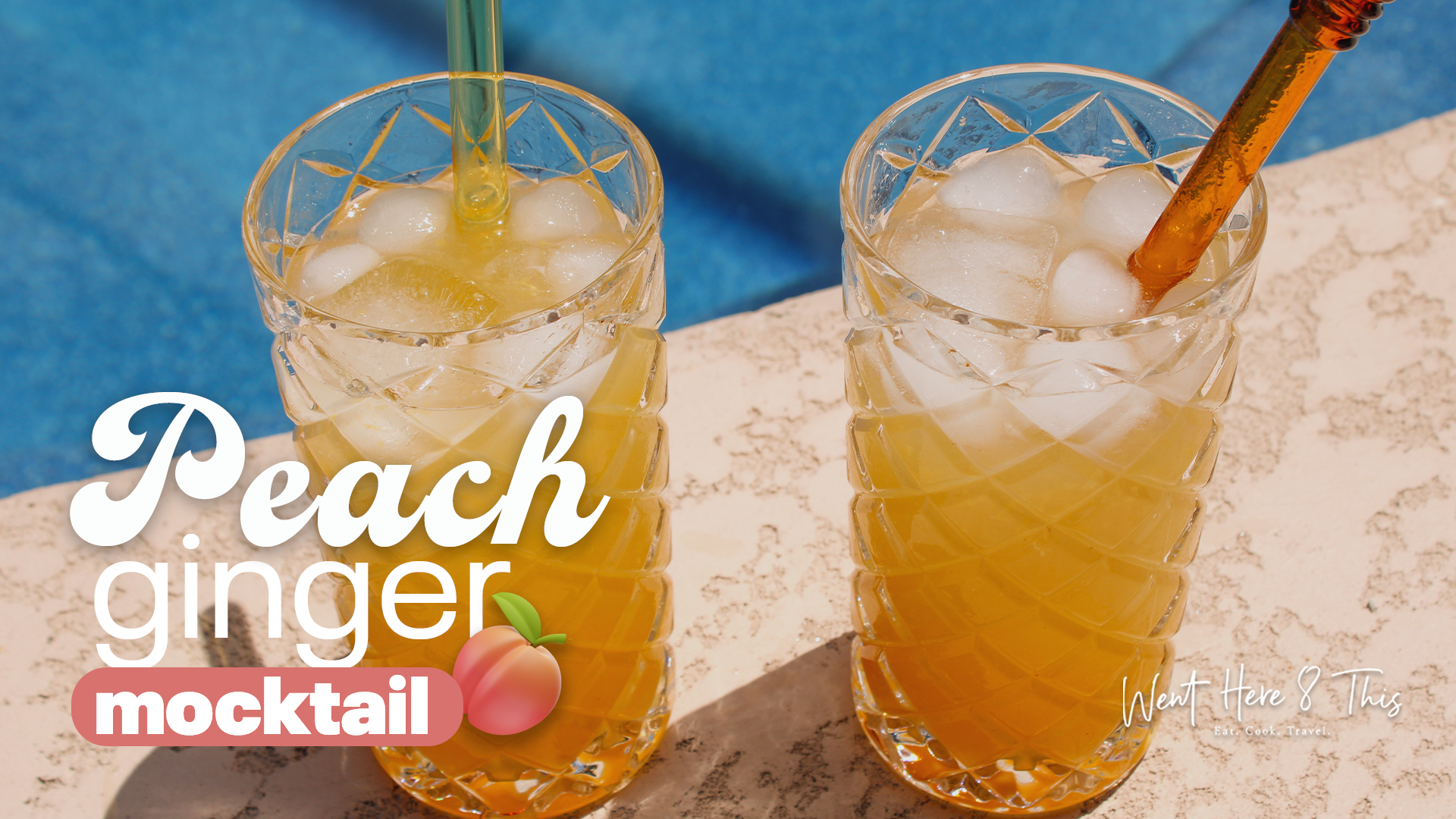 non alcoholic peach drink