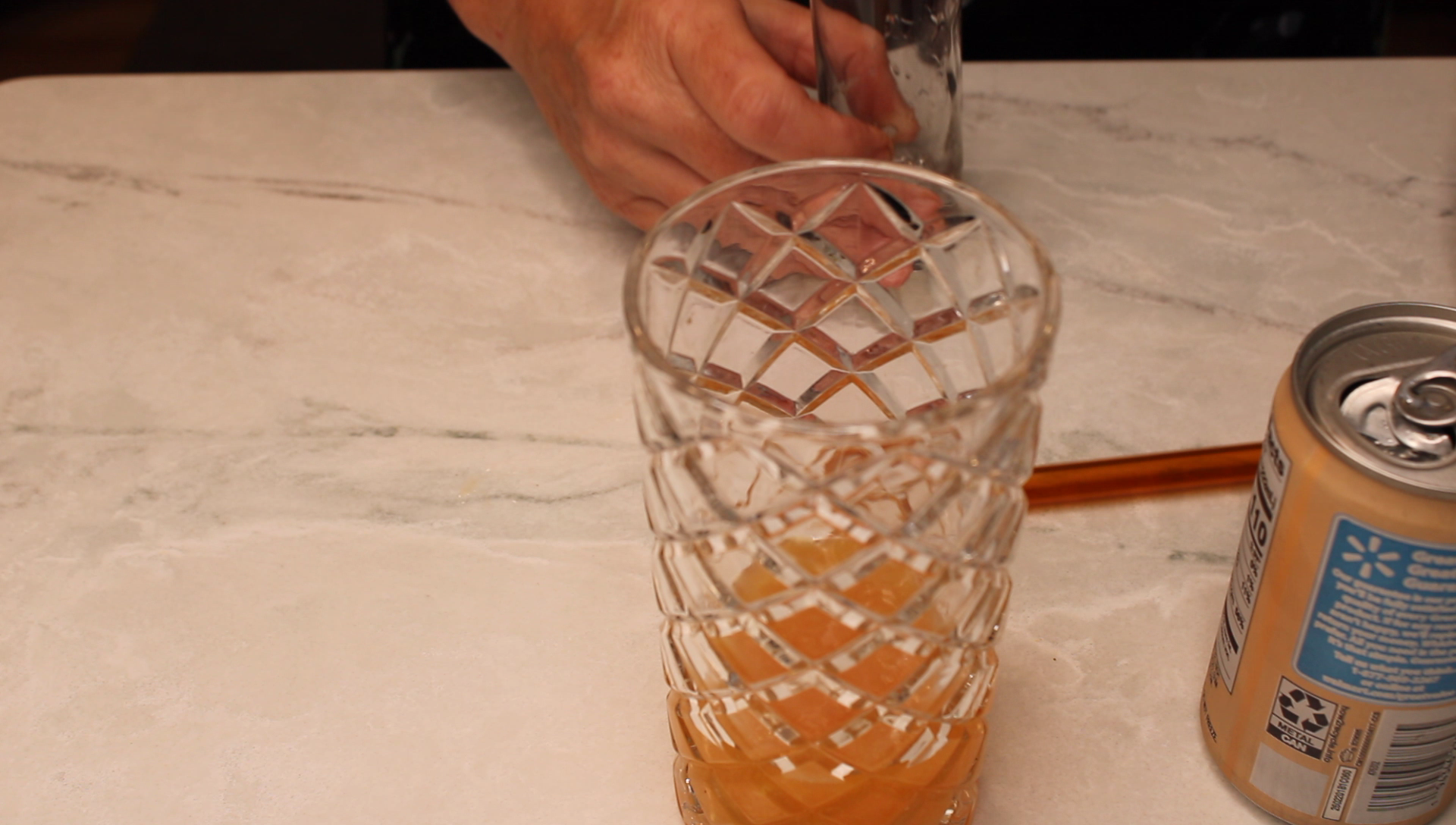 step3 Ginger Peach mocktail