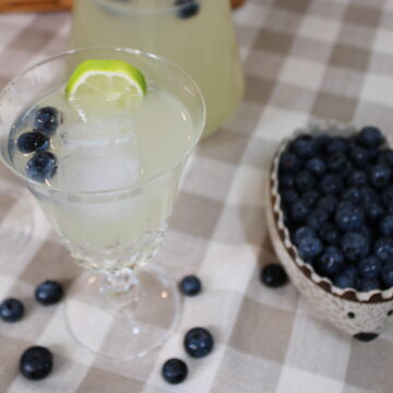 summer blueberry drink