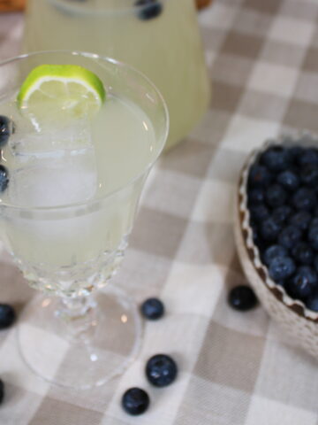 summer blueberry drink