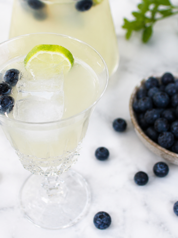 summer blueberry drink